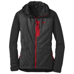 Chaqueta de mujer Outdoor Research Deviator Hoody negro Black/Flame