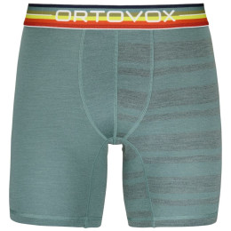 Calzoncillos bóxer para hombre Ortovox 185 Rock'N'Wool Boxer M gris claro arctic grey