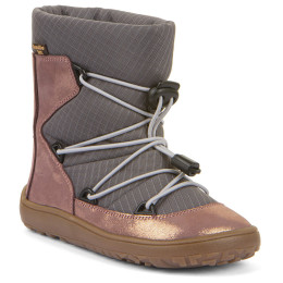 Botas de invierno para mujer Froddo Barefoot Tex Track Wool gris/rosa grey/pink