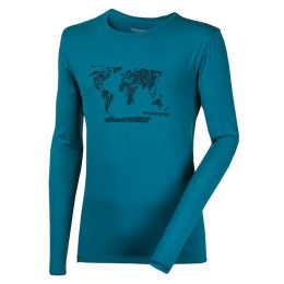 Camiseta funcional de hombre Progress OS VANDAL "SVĚT" 24DT azul Petrol