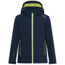 Chaqueta softshell para niños Regatta Haydenbury Navy (Wild Lime) azul/verde Navy (Wild Lime)