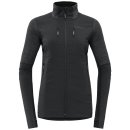 Sudadera funcional de mujer Devold Tinden Hybrid Merino Jkt negro Anthracite