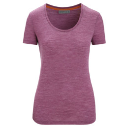 Camiseta funcional de mujer Icebreaker Women Sphere II SS Scoop Tee violeta Go Berry Heather