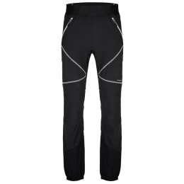 Pantalones softshell de hombre Loap Urkar negro/gris Tap Shoe/Gray