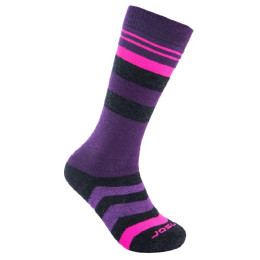 Calcetines para niños Sensor Slope Merino violeta/negro