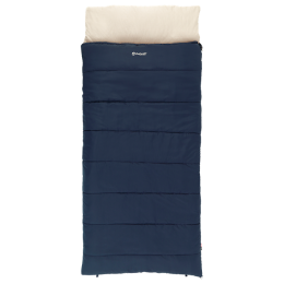 Saco de dormir tipo manta Outwell Contour Lux XL azul oscuro Blue