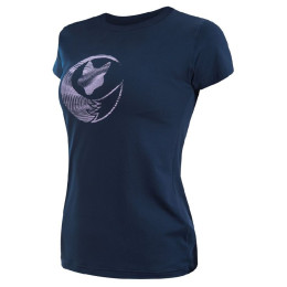 Camiseta funcional de mujer Sensor COOLMAX TECH FOX azul Deep Blue