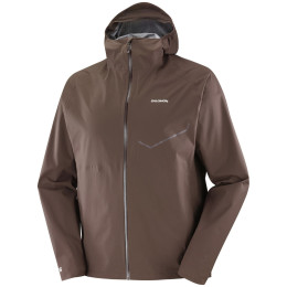 Chaqueta de hombre Salomon Bonatti Waterproof Jacket M marrón Coffee Bean