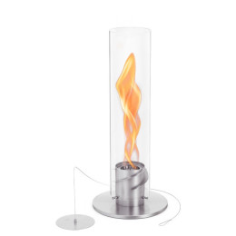 Chimenea ecológica Höfats SPIN 900 Silver plata silver