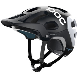 Casco de ciclismo POC Tectal Race Spin negro/blanco UraniumBlack/HydrogenWhite
