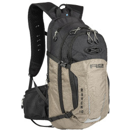 Mochila de ciclismo R2 Blue Jay negro/beige