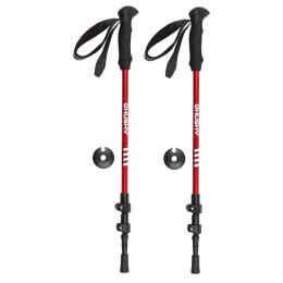 Bastones de senderismo Husky Scaup rojo