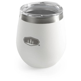 Taza de acero inoxidable GSI Outdoors Glacier Stainless Glass blanco white