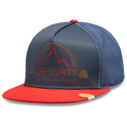 Gorra La Sportiva LS Trucker rojo Mountain Red/Night Sky