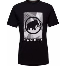 Camiseta de hombre Mammut Trovat T-Shirt Men negro black-white PRT2