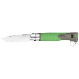 Cuchillo Opinel VRI N°12 Inox Explore s odstraňovačem klíšťat verde