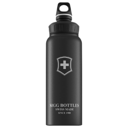 Botella Sigg Swiss Emblem negro BlackTouch