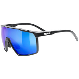 Gafas deportivas Uvex Mtn Perform S negro Black Matt/Mirror Blue