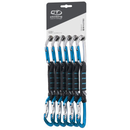 Juego de cintas express Climbing Technology Aerial PRO set 12 cm DY 6 ks plata/azul silver/anodized