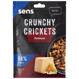 Grillos comestibles Sens Grillos crujientes & tostados - Parmesano 16 g