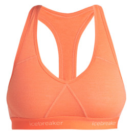 Sujetador Icebreaker W's Sprite Racerback Bra naranja Tang
