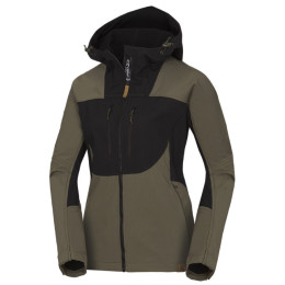 Chaqueta de mujer Northfinder Zara khaki/negro 550blackdarkgreen