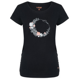 Camiseta de mujer Loap Beatris negro TapShoe/Gray