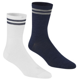 Calcetines de mujer Kari Traa Lam Sock 2Pk blanco/azul Mar