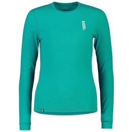 Camiseta funcional de mujer Mons Royale Cascade Merino Flex 200 Ls Wmns azul Marina