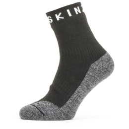 Calcetines impermeables SealSkinz Somerton negro/gris black/grey marl/white