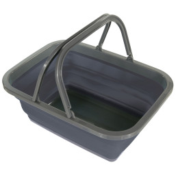 Lavabo plegable Regatta TPR Folding Wash Basin gris Ebony Grey