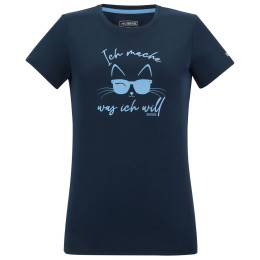 Camiseta de mujer Regatta Women’s Fingal Slogan azul oscuro Navy