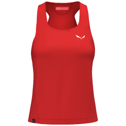 Camiseta sin mangas para mujer Salewa Pedroc Dry W Hyb Tankt rojo flame