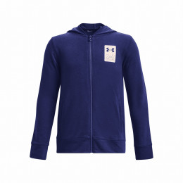Sudadera para niños Under Armour Rival Terry FZ Hoodie azul Blue