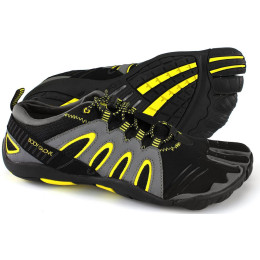 Botas de agua para hombre Body Glove 3T Warrior negro/amarillo Black/Yellow