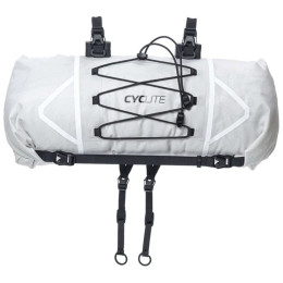 Alforja para manillar Cyclite Handle Bar Roll Bag blanco bílá