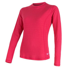 Camiseta de mujer Sensor DF Merino wool dl.r. magenta rosa Magenta