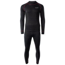 Ropa interior térmica para hombre Hi-Tec Sorin Set negro/rojo Black / Merlot
