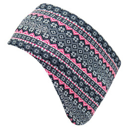 Banda para cabeza Progress TS CET Print rosa/azul fuchsie