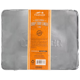 Accesorio para barbacoa Traeger DRIP TRAY LINER 5 PACK - RANGER plata