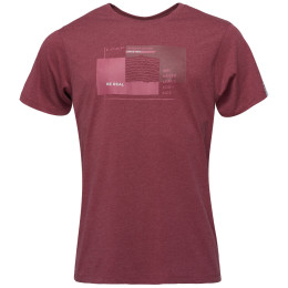 Camiseta de hombre Loap Bohem burdeos Red