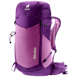Mochila de senderismo para mujer Deuter Speed Lite Pro 28 SL rosa/violeta lotus-mystic