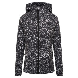 Chaqueta de mujer Dare 2b Far Out SoftShell negro/blanco Blk&WhiteDot