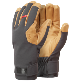 Guantes de hombre Mountain Equipment Direkt Glove gris/marrón Obsidian/Tan