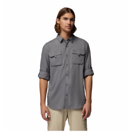 Camisa de hombre Columbia Silver Ridge™ Utility II LS Shirt gris City Grey