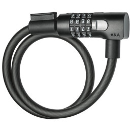 Candado de bicicleta AXA Cable Resolute C12 - 65 Code negro