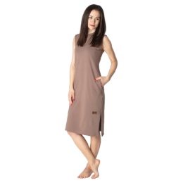Vestido de mujer Drexiss Maxišaty Coffee marrón