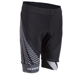 Pantalones para niños Silvini Team CP1436 negro/blanco black-cloud
