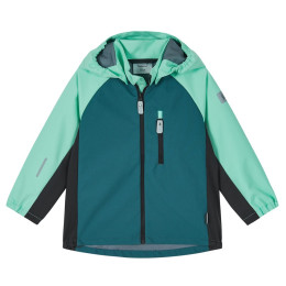 Chaqueta softshell para niños Reima Temppu Dark Teal verde/gris Dark Teal