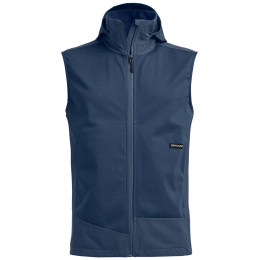 Chaleco de hombre Ortovox Ortler Softshell Plus Vest azul Blue Nunatak